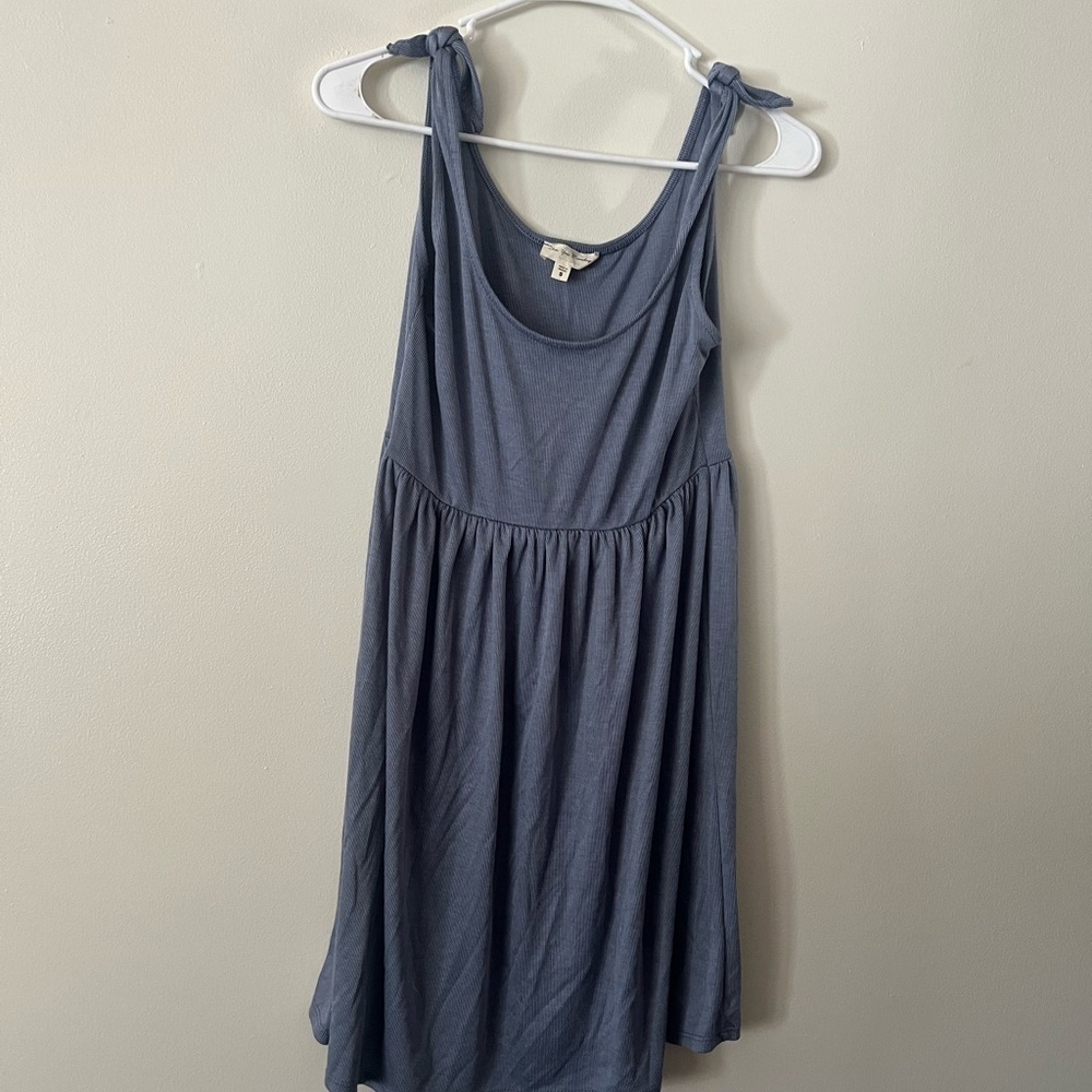 See You Monday Blue Mini Dress